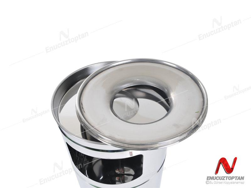 Krom 494 Silindir Kolon Küllük ve Çöp Kovası No:4 - 59x28cm | ID3006