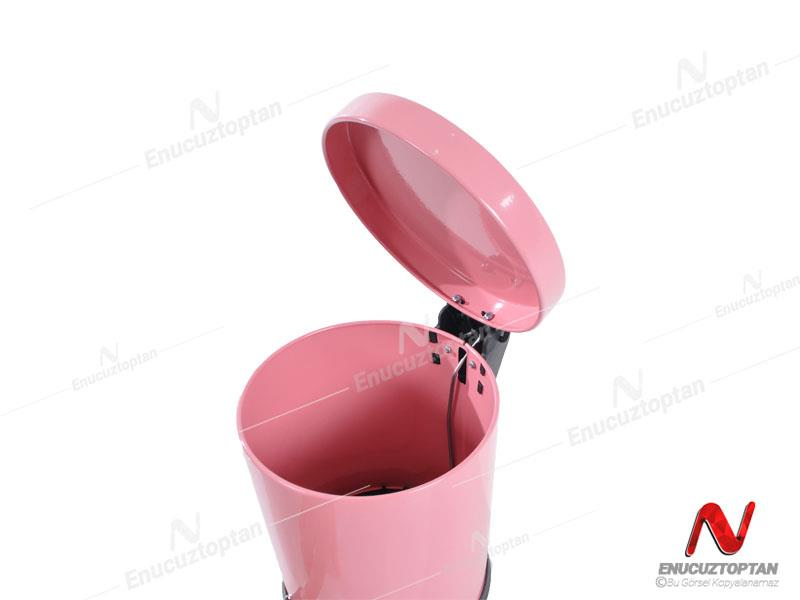 Krom Boyalı Paslanmaz Pedallı Çöp Kovası 5 Litre | ID3019
