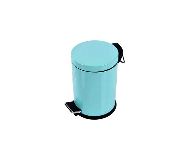 Krom Boyalı Paslanmaz Pedallı Çöp Kovası 3 Litre | ID3020