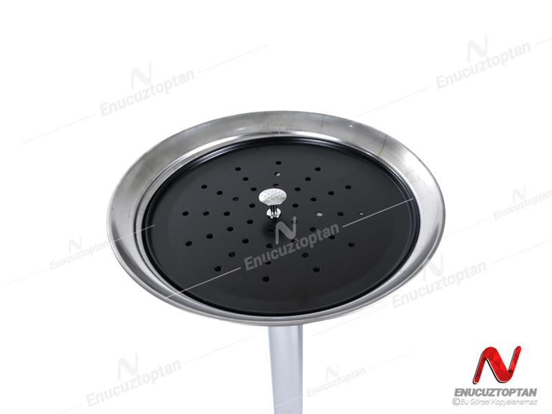 Krom Küllük  Ayaklı Şampanya - 63x30cm | ID3010