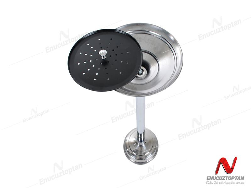 Krom Küllük  Ayaklı Şampanya - 63x30cm | ID3010