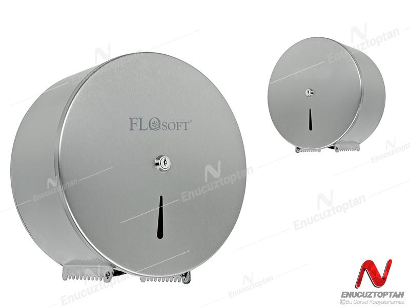 Krom Mini Jumbo Tuvalet Kağıt Dispanseri | ID3538