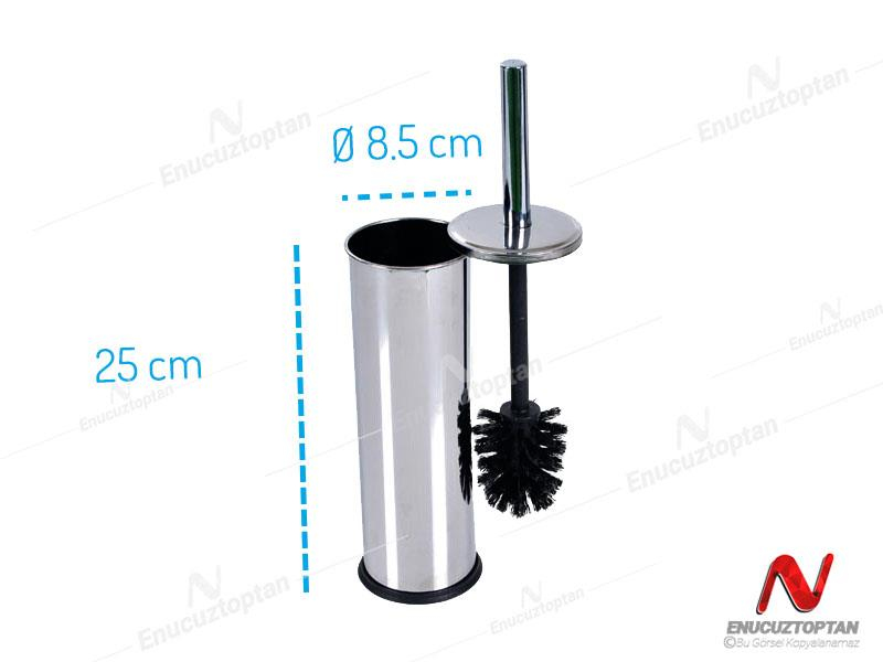 Krom Paslanmaz Klozet Fırçası Hazneli | ID3014
