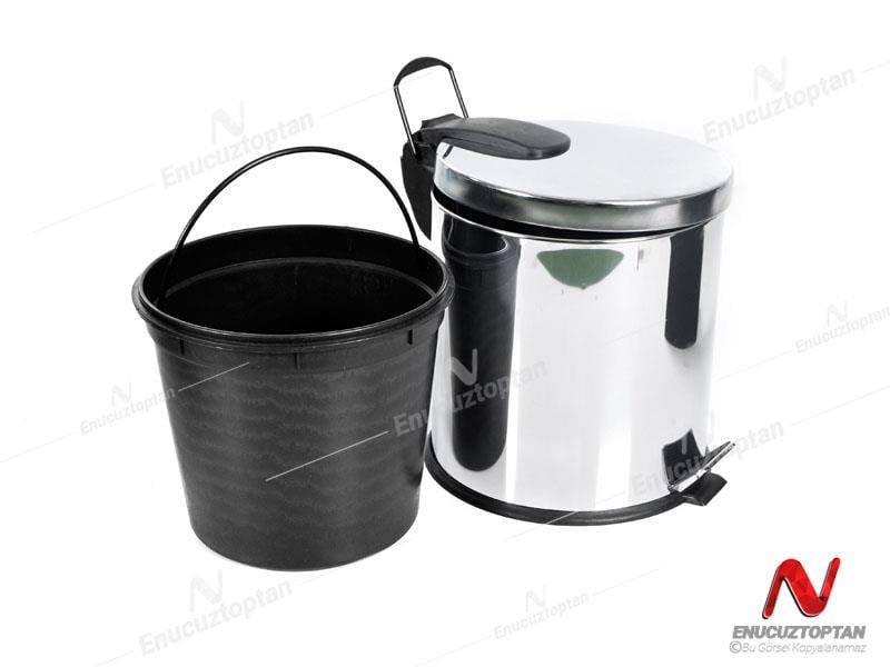 Krom Pedallı Çöp Kovası Ofis Tipi 20 Litre | ID3022