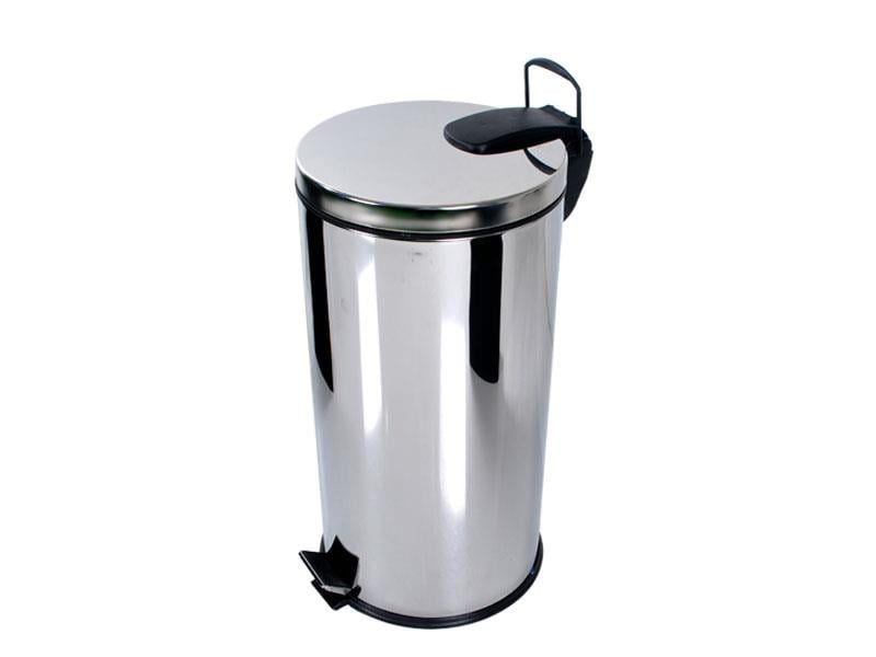 Krom Pedallı Çöp Kovası Ofis Tipi 40 Litre | ID3001