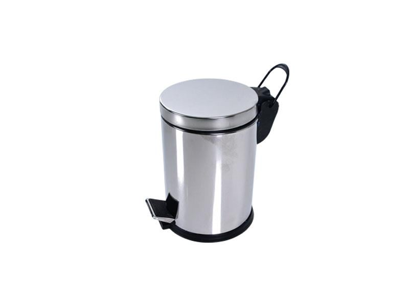 Krom Pedallı Çöp Kovası Ofis Tipi Micro 3 Litre | ID3005