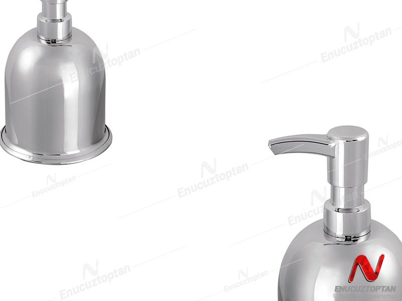 Krom Set Üstü Oval Sıvı Sabunluk | ID3581
