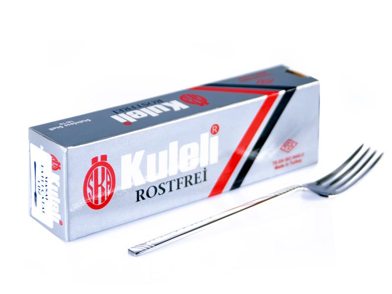 Kuleli Masal 304 Paslanmaz Çelik Tatlı Çatalı 12li   | ID4325