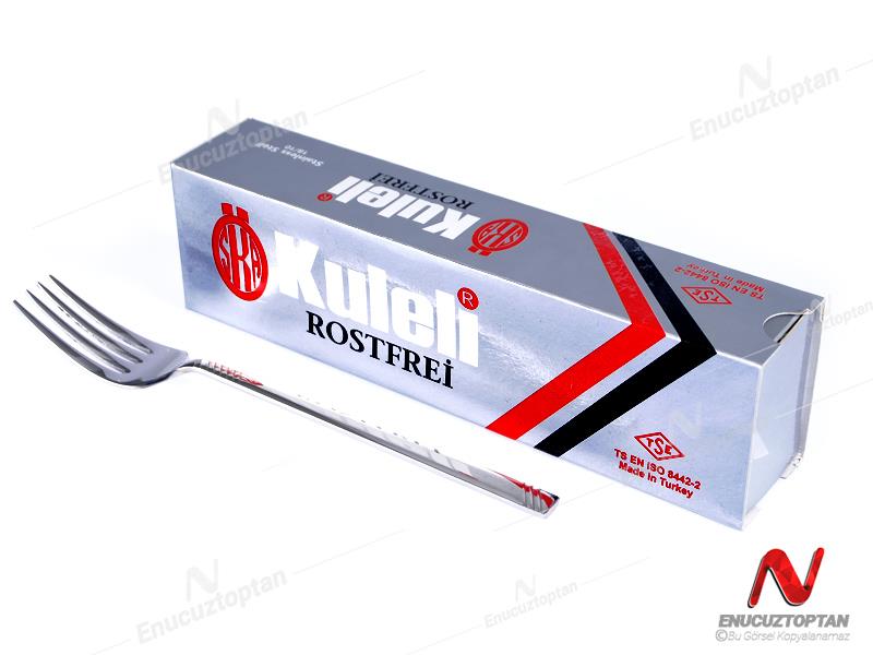 Kuleli Masal 304 Paslanmaz Çelik Yemek Çatalı 12li | ID4336