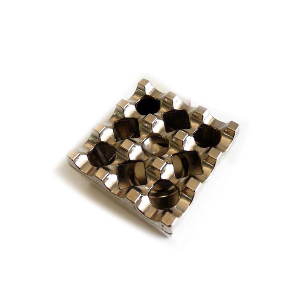 Küllük Kare Kapaklı Izgaralı Metal Kül Tablası | ID692