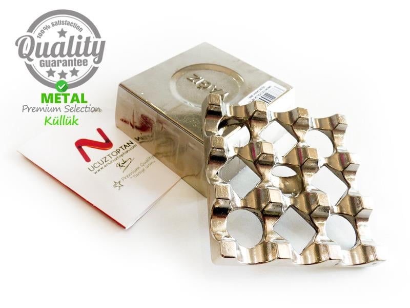 Küllük Kare Kapaklı Izgaralı Metal Kül Tablası | ID692