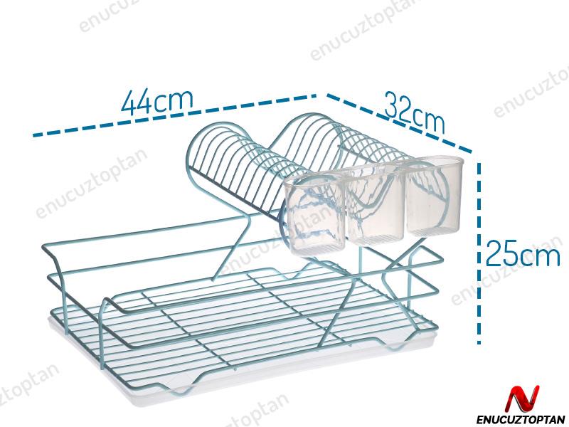 Lalezar 519 Metal Kalp Desenli Tabaklık 2 Katlı | ID1200