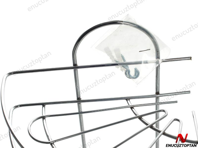 Lalezar 524 Banyo Rafı Metal 3 Katlı | ID1196