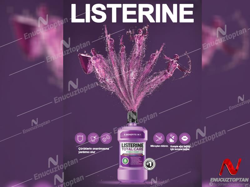 Listerine Total Care Ağız Bakım Suyu Hafif Naneli Alkolsüz 500 ml | ID4230