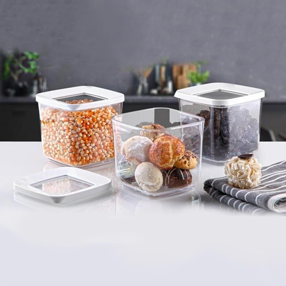 Lossa Kare Saklama Kabı Seti 3'lü 0.75 lt | ID5872