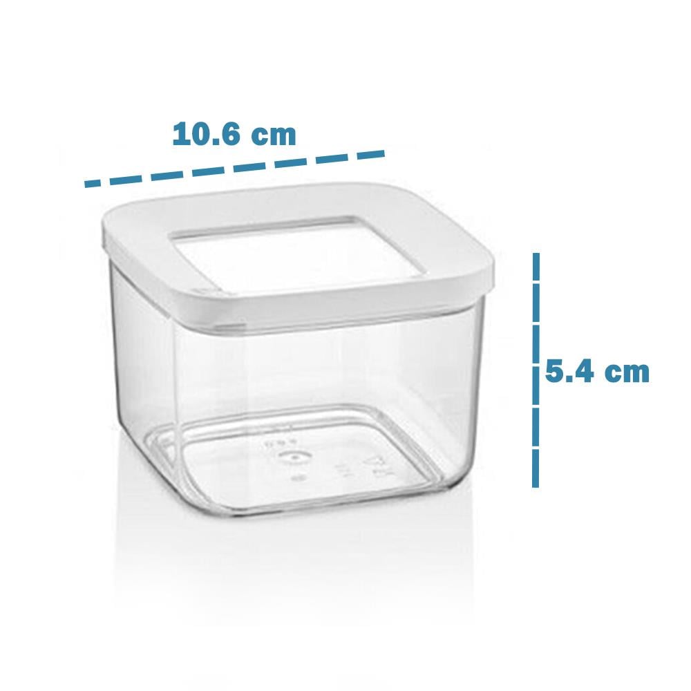 Lossa Kare Saklama Kabı Seti 3'lü 0,35 lt | ID5876