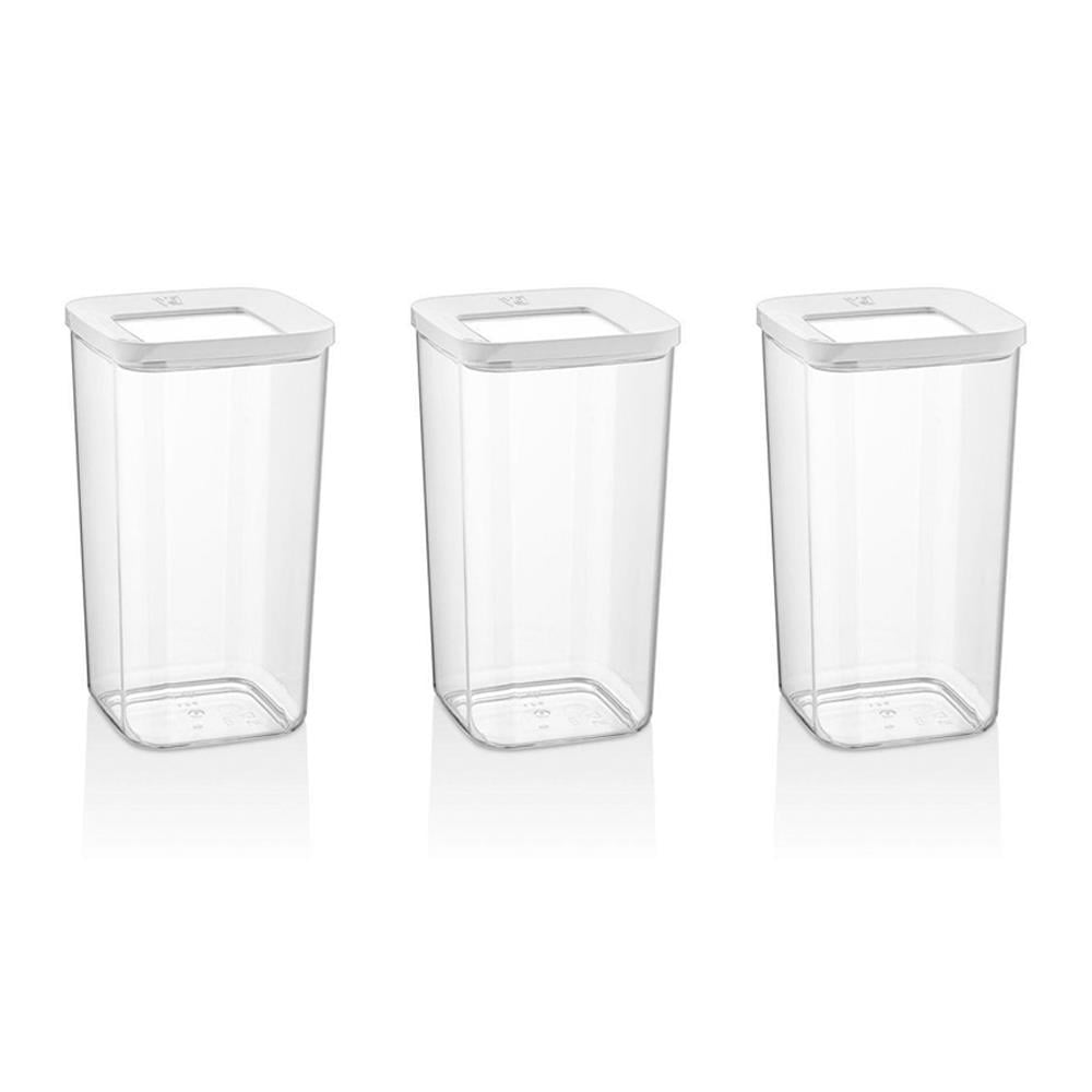 Lossa Kare Saklama Kabı Seti 3'lü 1.7 lt | ID5875