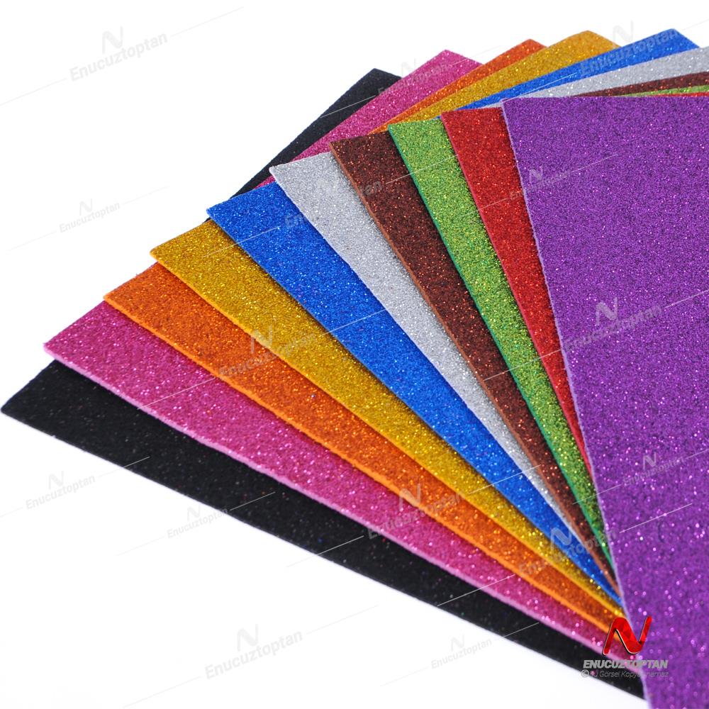 Masis A4 Simli Eva Karton 10 Renkli 20x30cm | ID5060