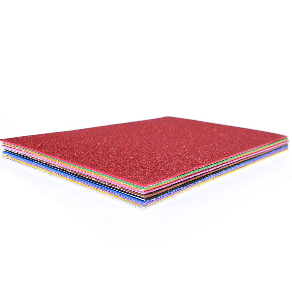 Masis A4 Simli Yapışkanlı Eva Karton 10 Renkli 20x30cm | ID5061