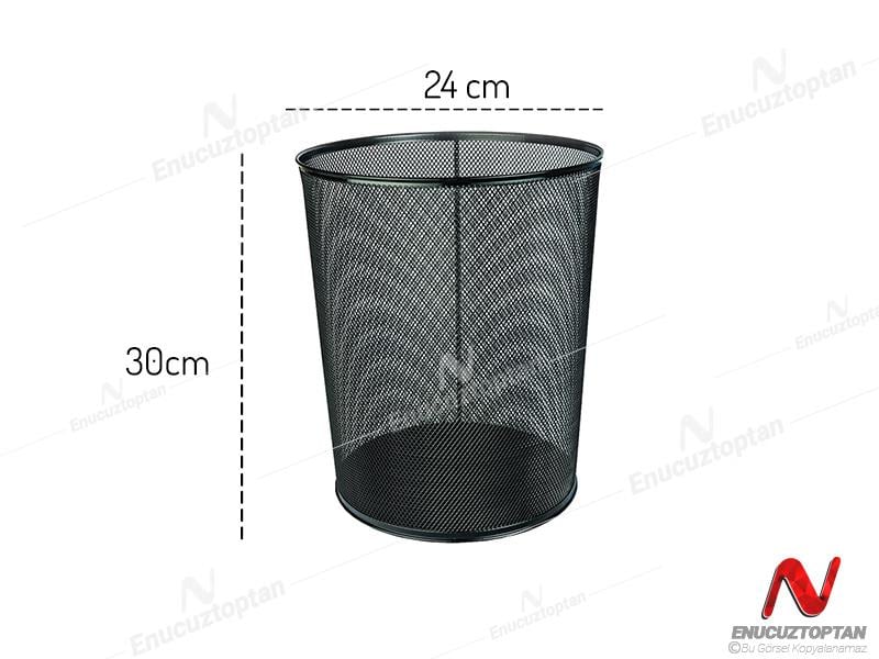 Metal Çöp Kovası Fileli Masa Altı  | ID3637