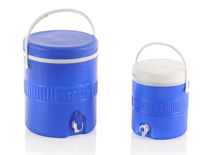 Musluklu Soğuk Su Termosu Plastik 15 Litre + 5 Litre Set | ID1754