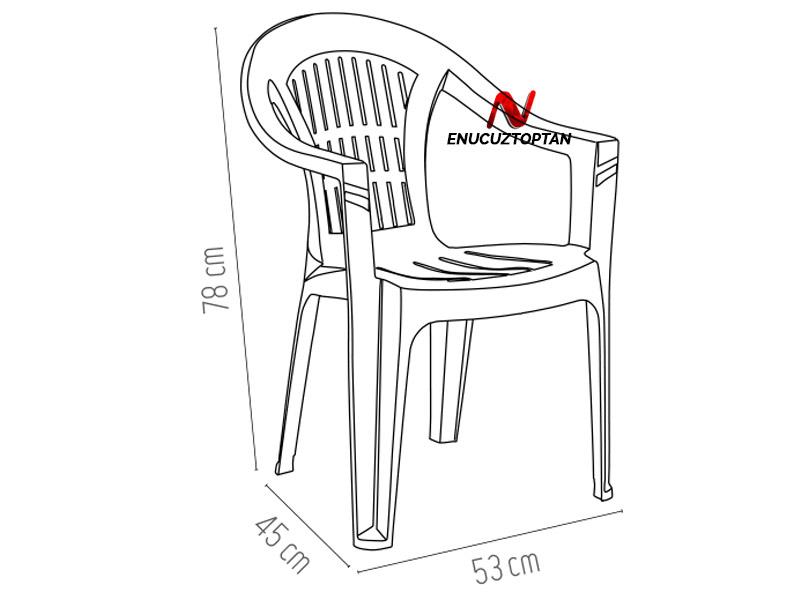 Nova HK340 Bahar Koltuk Beyaz | ID6241