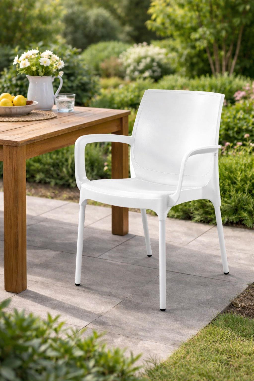 Novussi C009 Castello Koltuk Sandalye Beyaz | ID6316