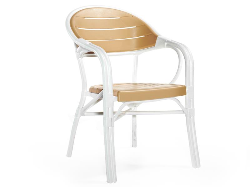 Novussi NST-003 Bamboo Bahçe Masa Takımı 90x150 Camlı Masa + 6 Koltuk | ID4638 