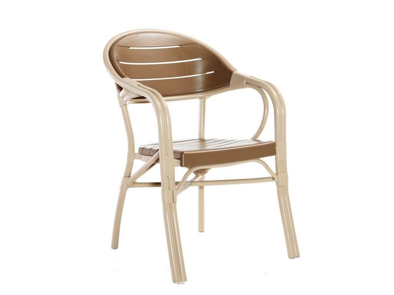 Novussi NST-004 Bamboo Sandalye Cappucino | ID4664