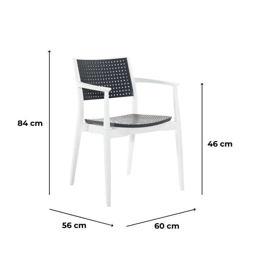 Novussi NST-009 Seginus Bahçe Masa Takımı Camlı Masa + 6 Koltuk |  ID4644