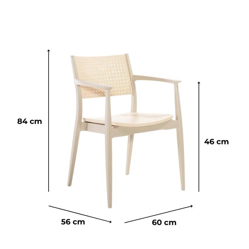 Novussi NST-009 Seginus Bahçe Masa Takımı Camlı Masa + 6 Koltuk |  ID4642
