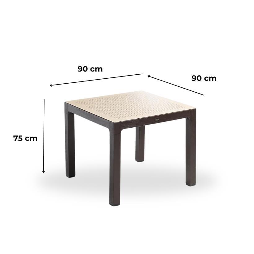Novussi NST-010 Seginus Bahçe Masa Takımı Camlı Masa + 4 Koltuk | ID4645
