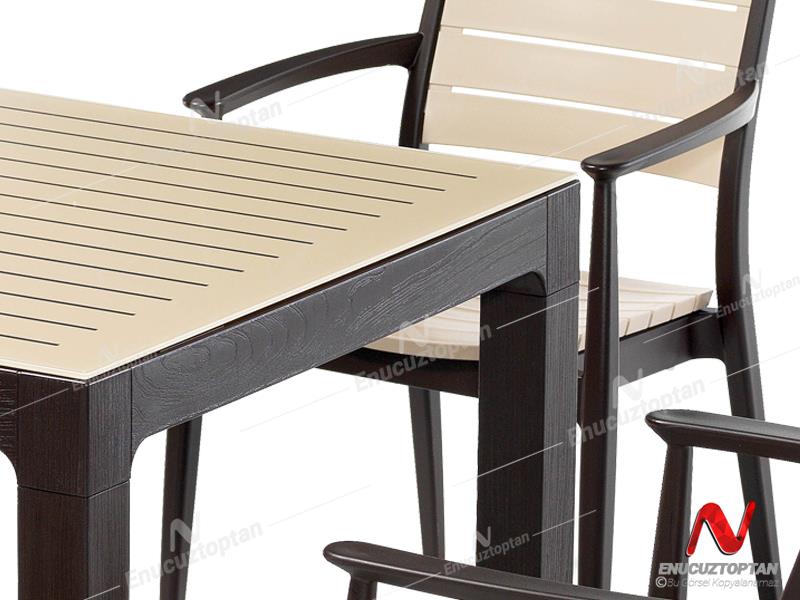 Novussi NST-011 Regnum Bahçe Masa Takımı Camlı Masa + 6 Koltuk | ID4654