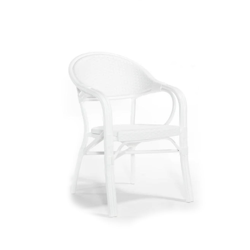 Novussi R-017 Nirvana Balkon Teras Bahçe Oturma Koltuğu Beyaz | ID6255