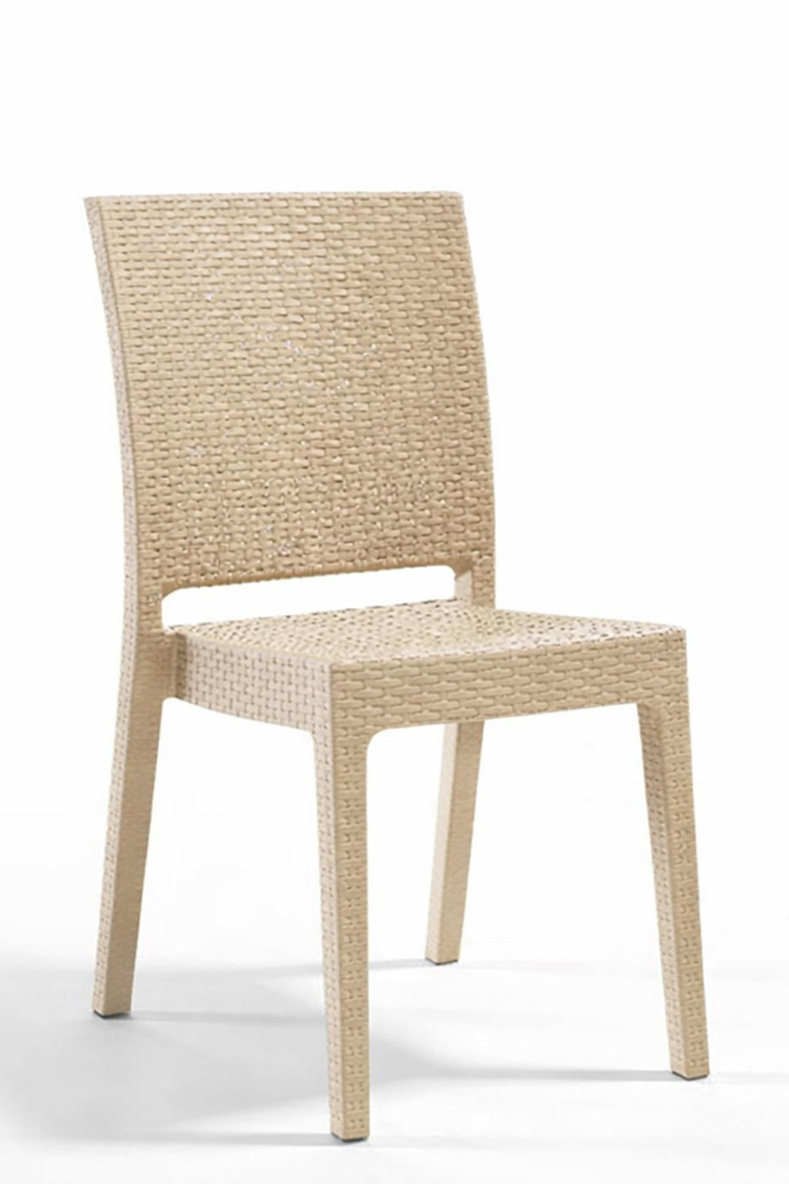 Novussi R007 Nice Rattan Sandalye Krem | ID1216