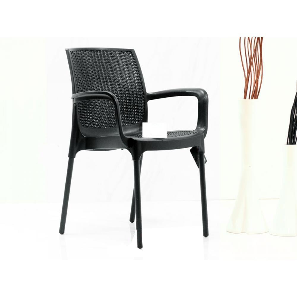 Novussi R008 Sunset Rattan Koltuk Sandalye Antrasit | ID1225