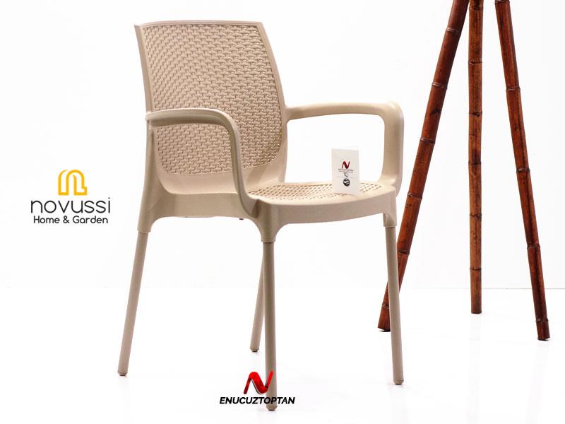 Novussi R008 Sunset Rattan Koltuk Sandalye Kahverengi | ID1227