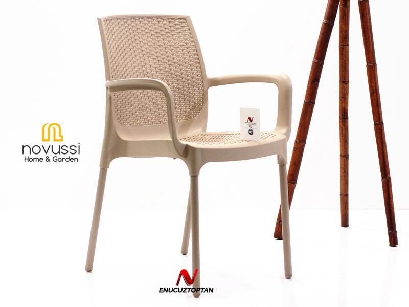 Novussi R008 Sunset Rattan Koltuk Sandalye Antrasit | ID1225