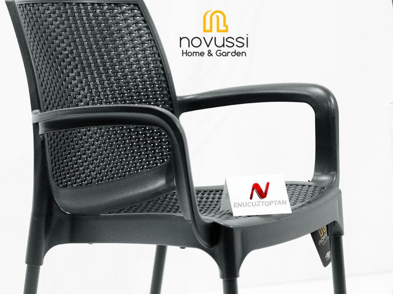 Novussi R008 Sunset Rattan Koltuk Sandalye Kahverengi | ID1227