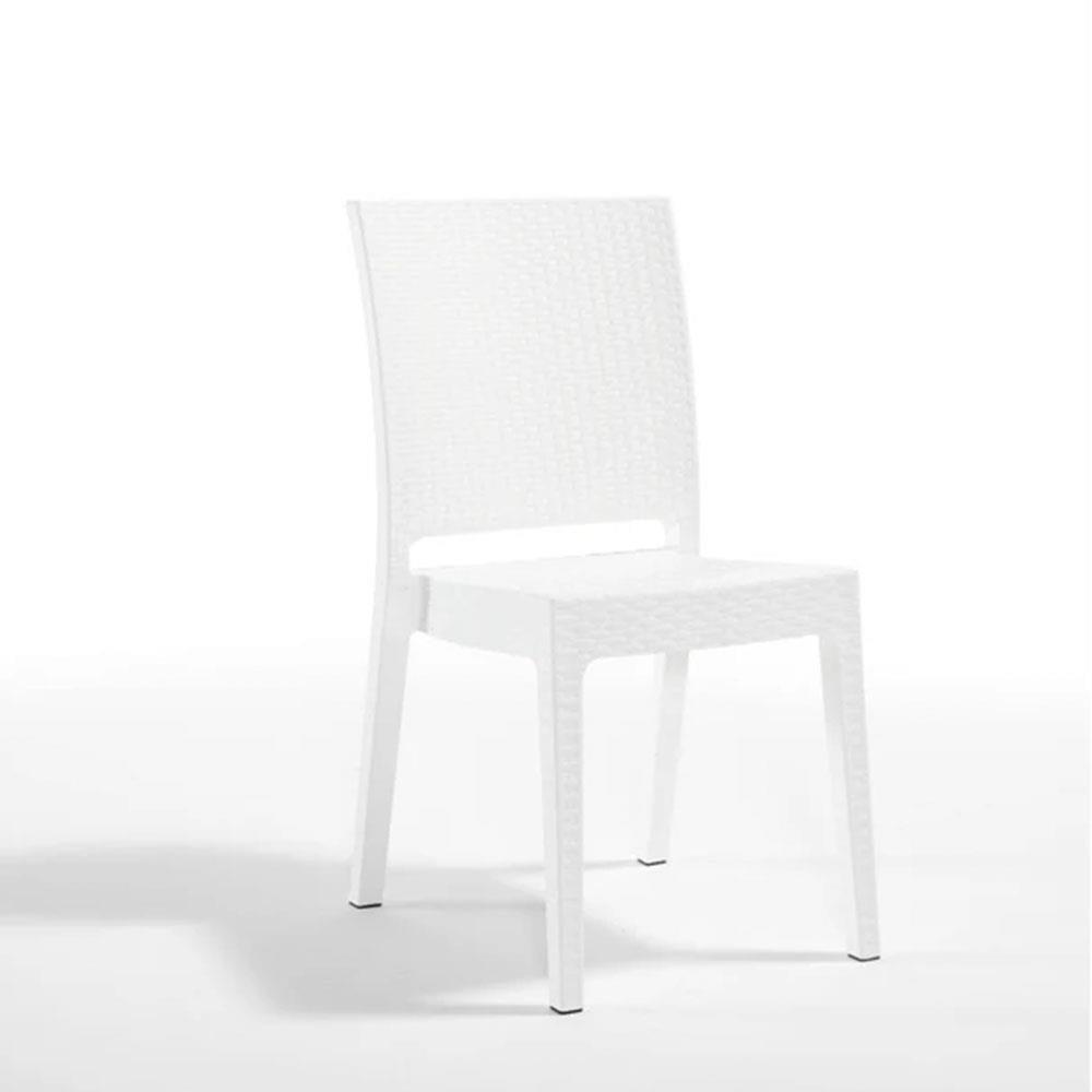Novussi Rattan Camlı 90x150 Masa + 6 Adet Nice Sandalye | ID1265