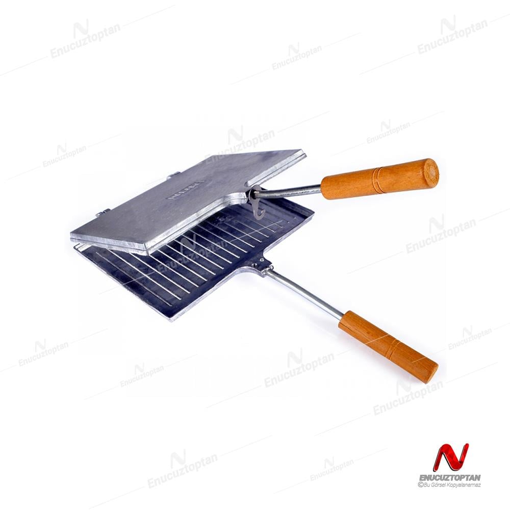 Ocak Üstü Tost Makinası Paslanmaz Metal Döküm | ID4397 