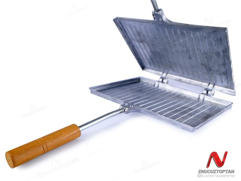 Ocak Üstü Tost Makinası Paslanmaz Metal Döküm | ID4397 