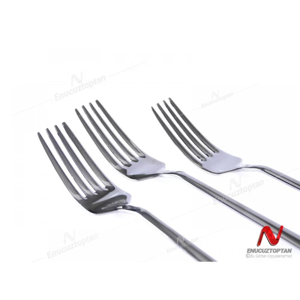 Paris 430 Paslanmaz Çelik Yemek Çatalı 6'lı | ID6197