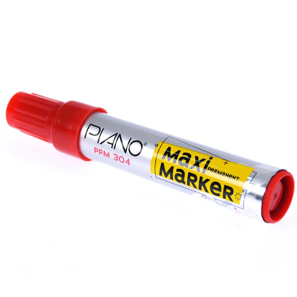 Piano Maxi Permanent Marker - İşaret Kalemi Kırmızı 8mm | ID5052