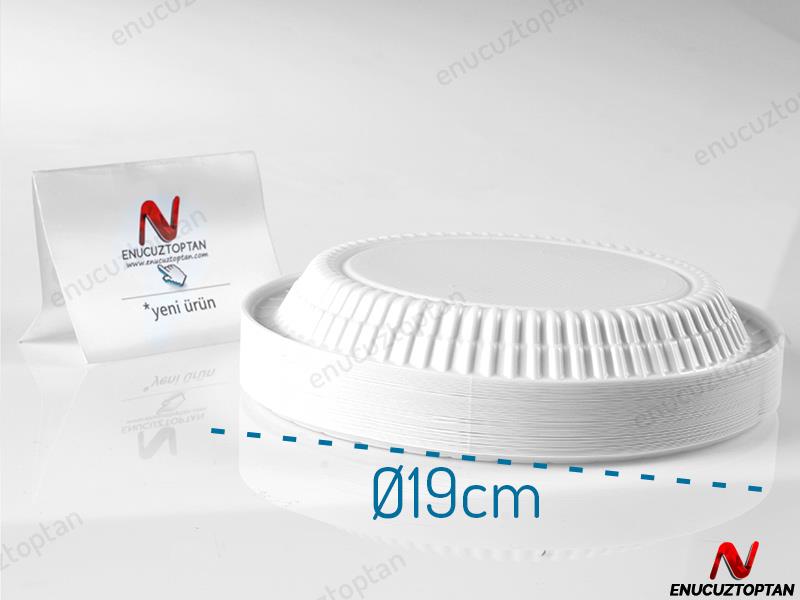 Plastik Tabak 19cm 100'lü Paket | ID1795