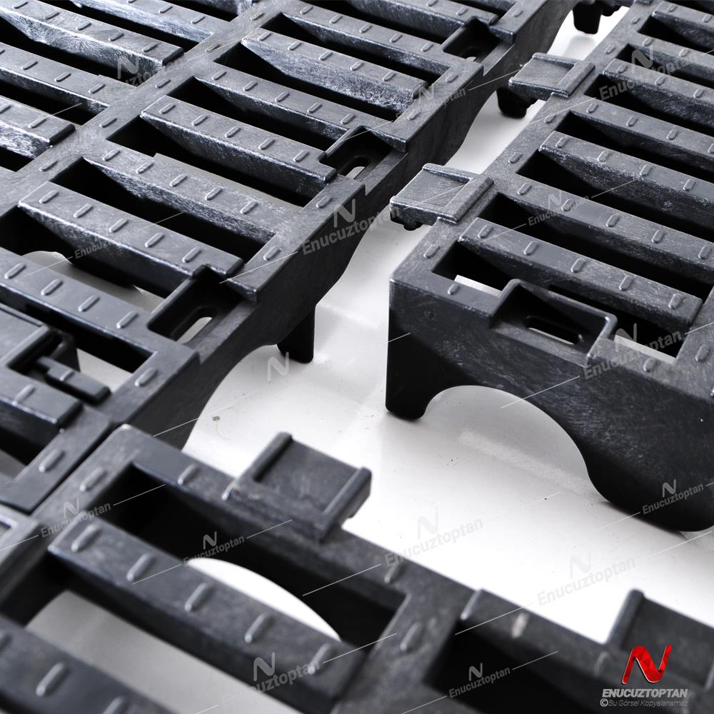 Plastik Yer Karosu 1241 Zemin Kaplaması 40x40 cm Yer Izgarası  | ID5216
