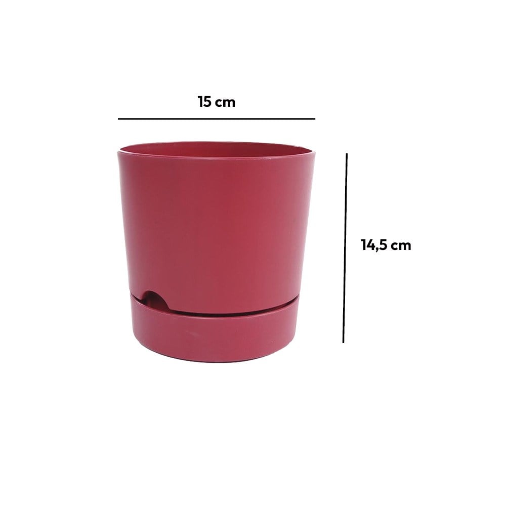 Poliwork 15 Begonya Bitki ve Çiçek Saksısı 1,8 Litre | ID5595