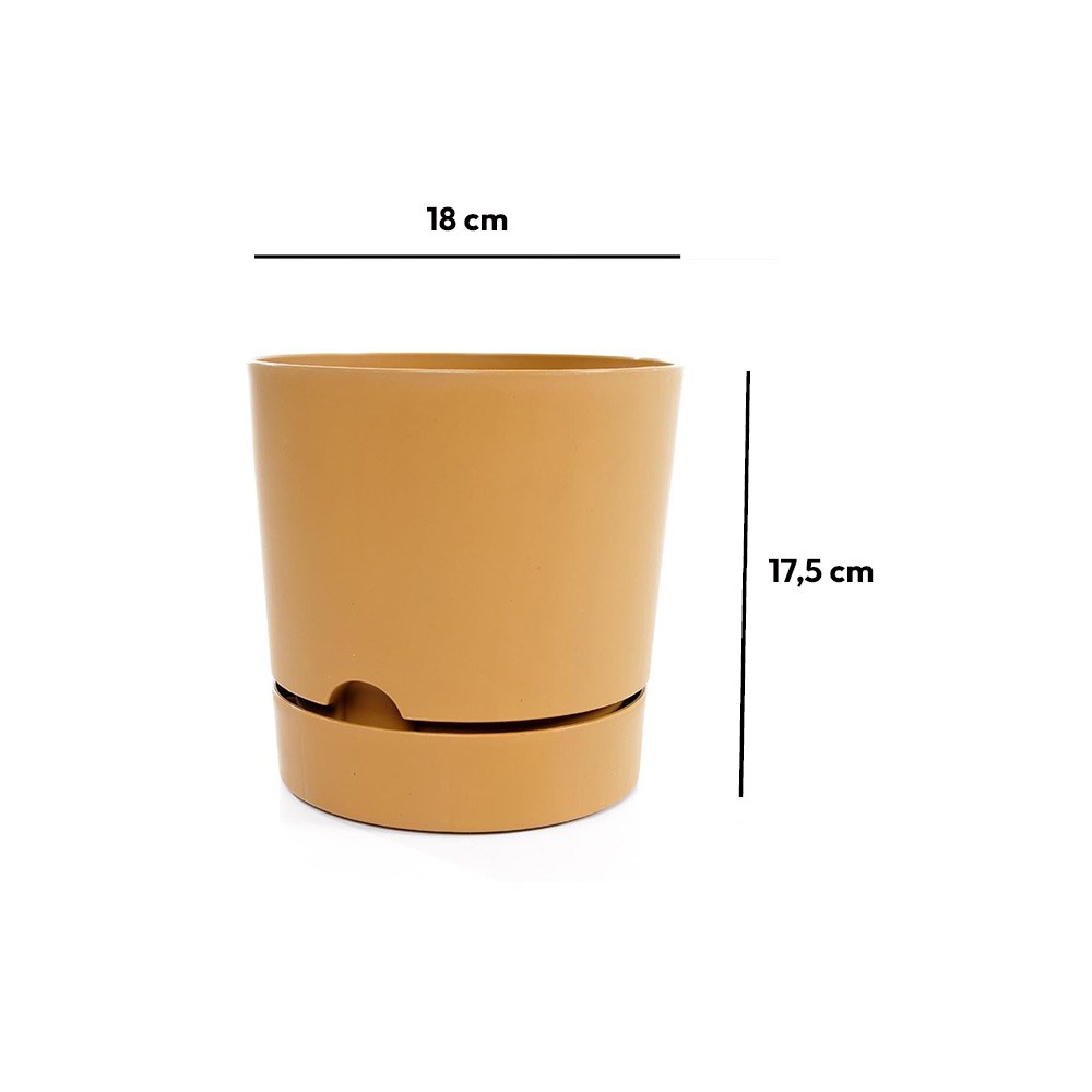 Poliwork 18 Begonya Bitki ve Çiçek Saksısı 3,3 Litre | ID5596