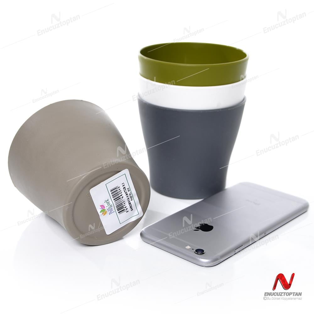 Poliwork 8,5 Gardenya Bitki ve Kaktüs Saksısı No:2 300 ml | ID5578