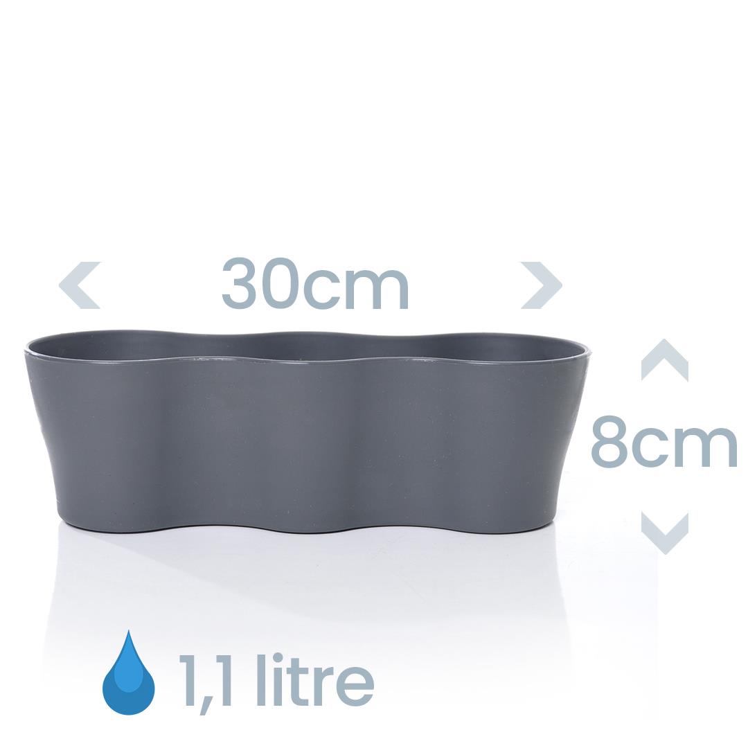 Poliwork 8,5 Triple Mix Gardenya Bitki ve Kaktüs Saksısı No:2 1,1 Litre | ID5581